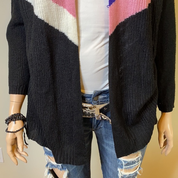 Lane Bryant Sweater Black 26/28 Cardigan - Picture 3 of 5